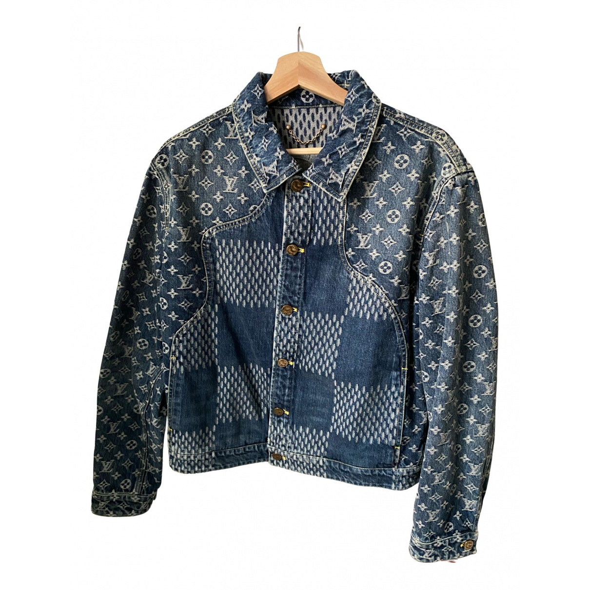 Vest Louis Vuitton x Nigo Blue size 48 